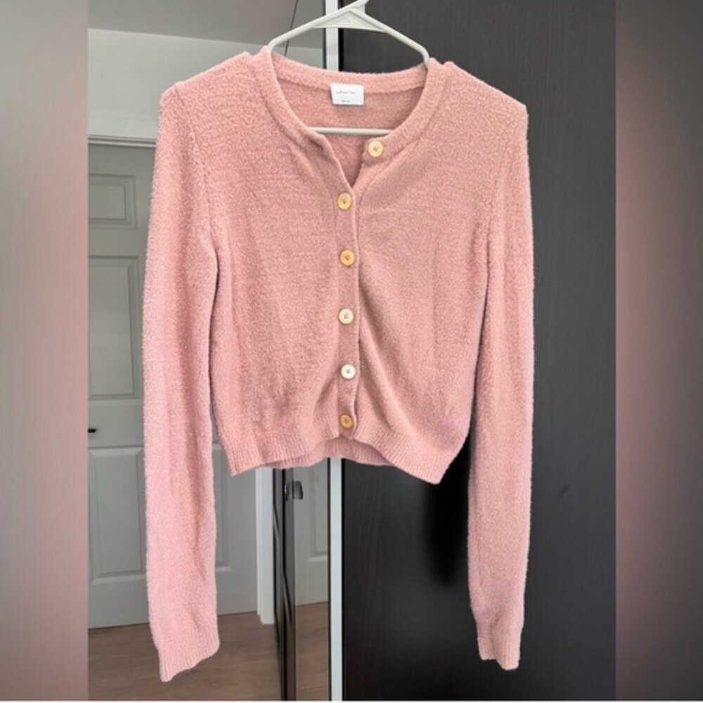 Wilfred cardi pink S “shrunken”